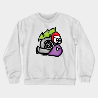 Turbo Snail - Christmas Tree Hauler (Purple) Crewneck Sweatshirt